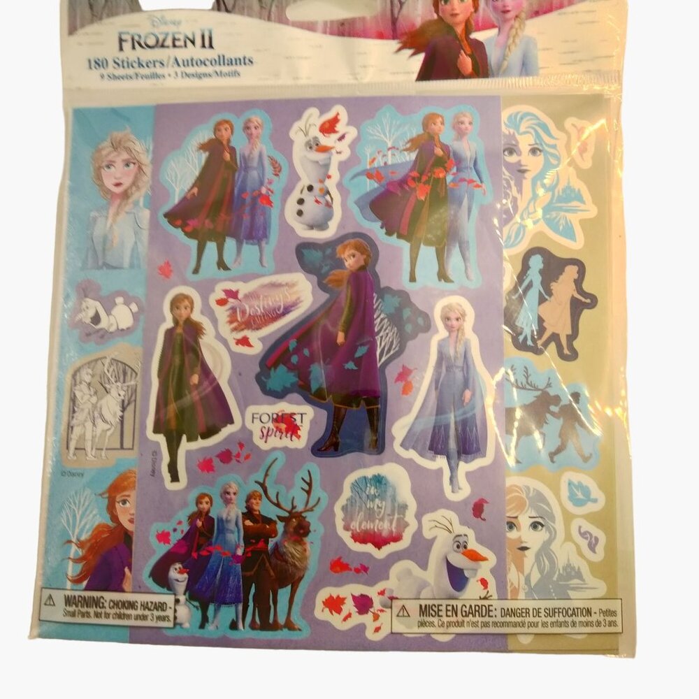 Disney Frozen II 180 Sticker Elsa Anna Olaf Party Favor
